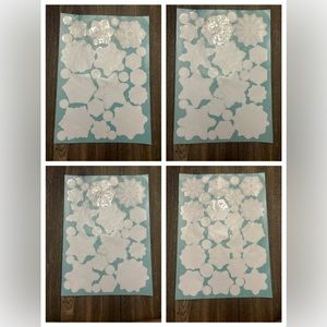 001 LOT: Christmas Snowflakes Decorative Wall Decals/stickers